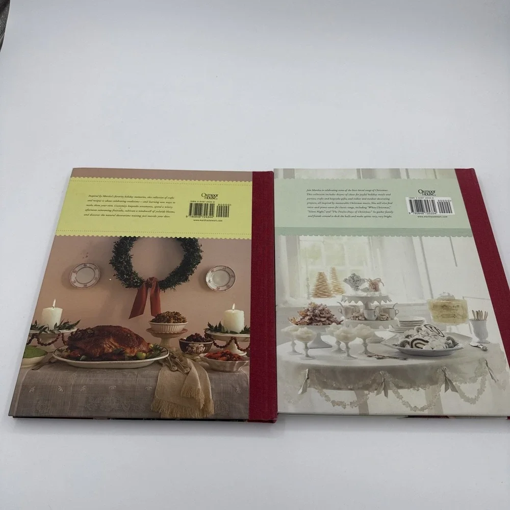 Lot Of 2 Christmas With Martha Stewart Living Classic Crafts & Recipes Holidays
